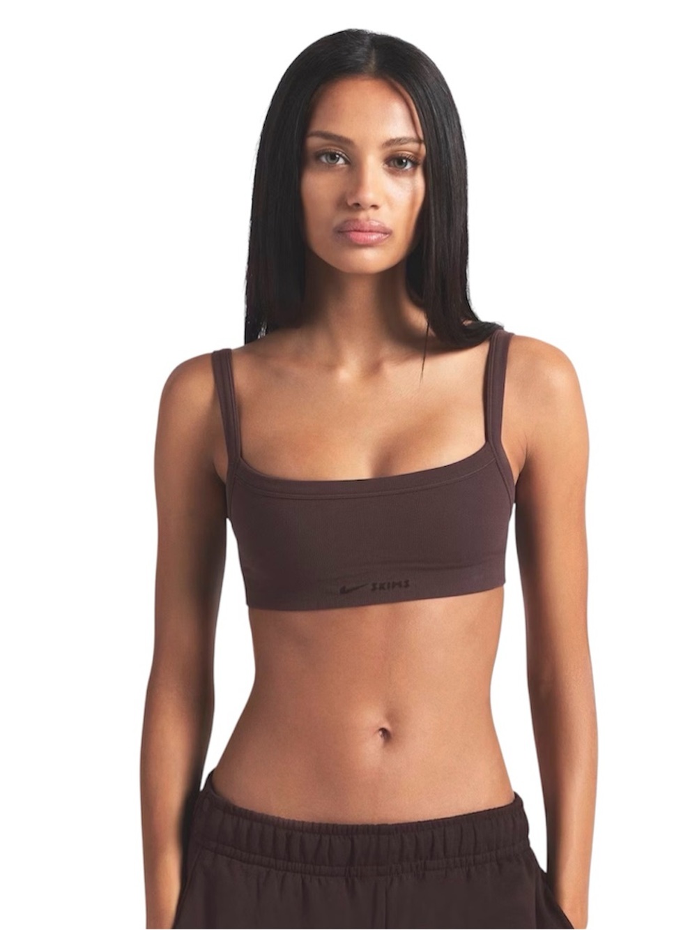 SKIMS x Nike Cami Bra Phoenix Brown XS Limited Edition NWOT